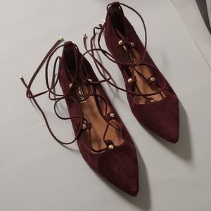 Halogen Strappy Flats Pointed Toe Gladiator